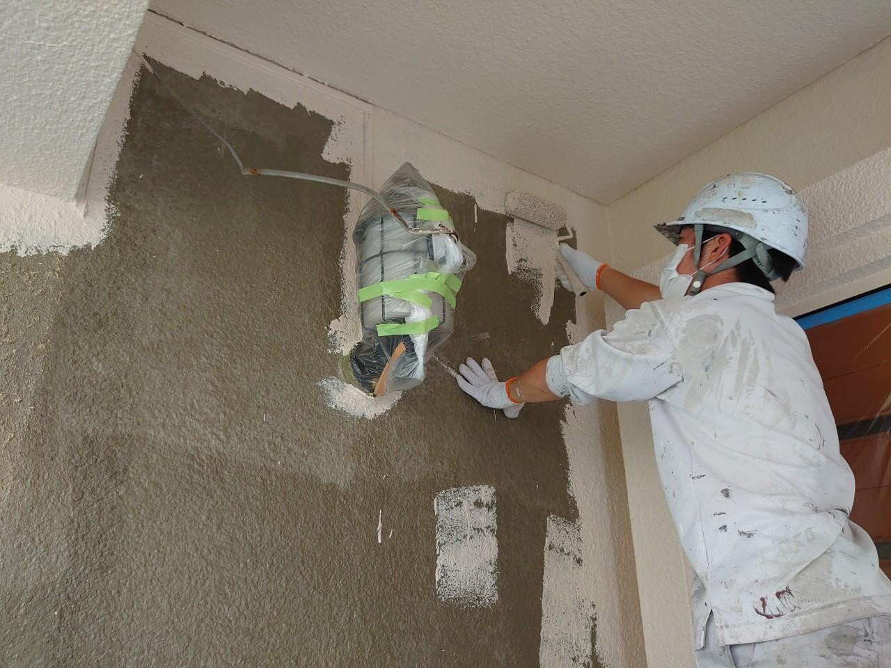 中野区現場から｜比企郡川島町で外壁・屋根の塗装なら一級塗装技能士在